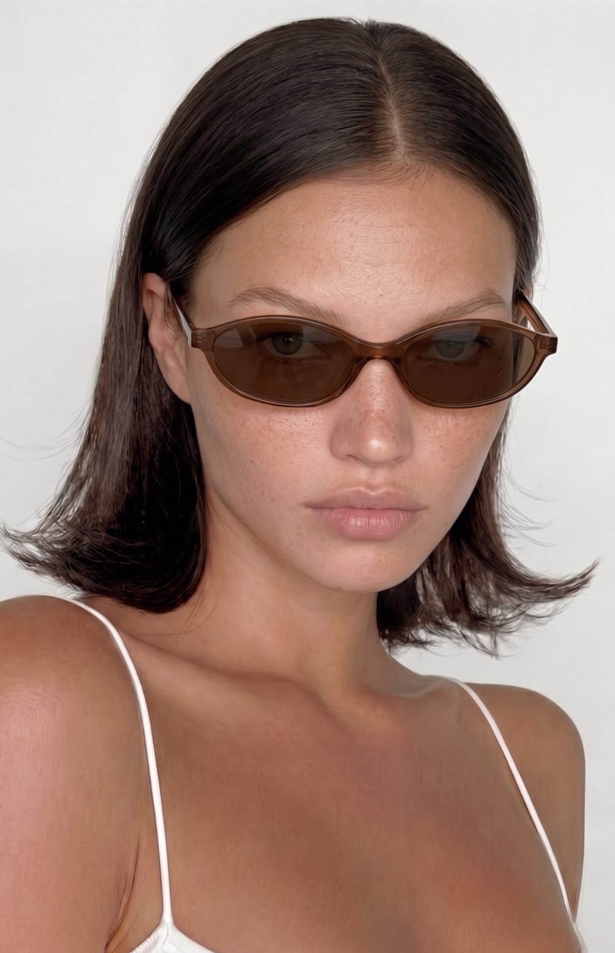 Model wearing GAU eyewear